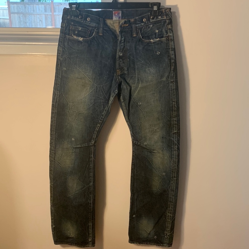 PRPS Mens Jeans, Premium Japanese Denim, Size 31